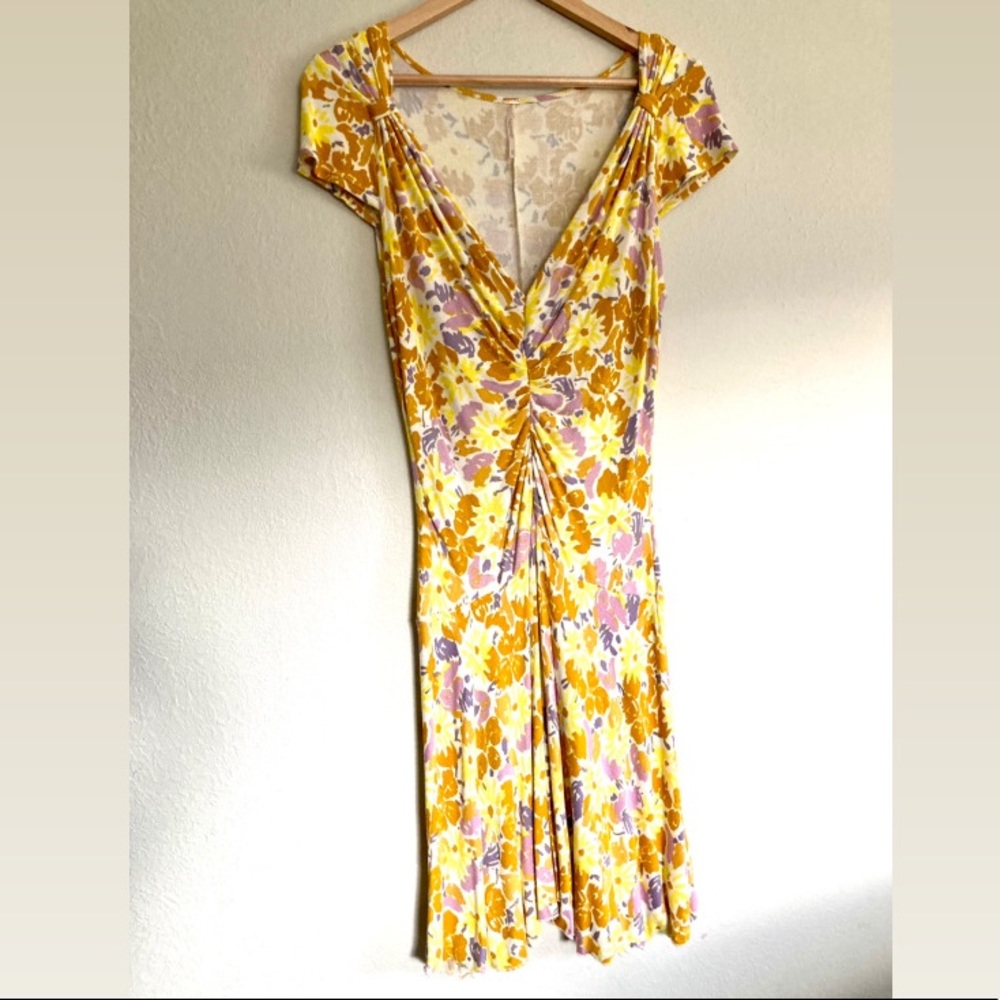 Free people yellow floral dress